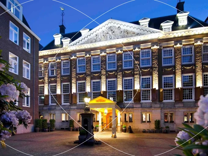 Elegant hotel exterior